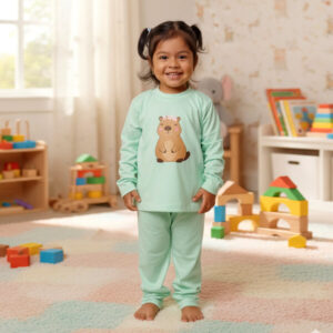 Pijama unisex con diseño de capibara